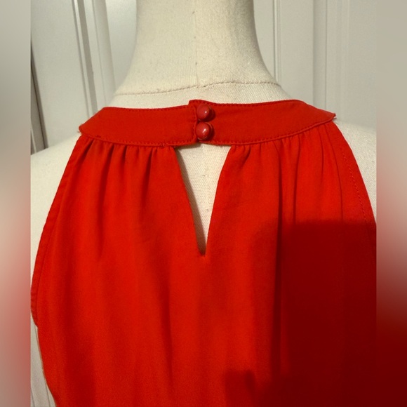 THML Vibrant Orange Embroidered Maxi Dress - Picture 5 of 13